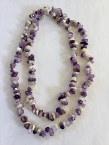 Tumbled Amethyst Necklace