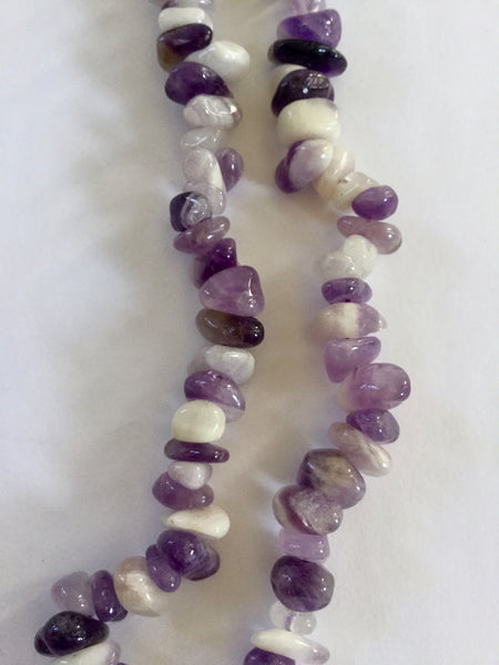 Tumbled Amethyst Necklace