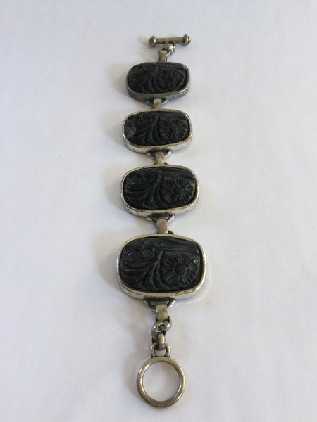 Classic Hardware Rose Cameo Bracelet