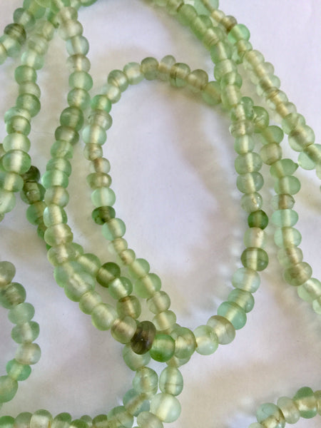 Sea Glass Bead Necklace