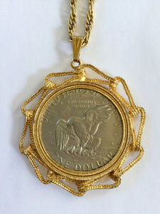 1978 American Dollar Coin Pendant