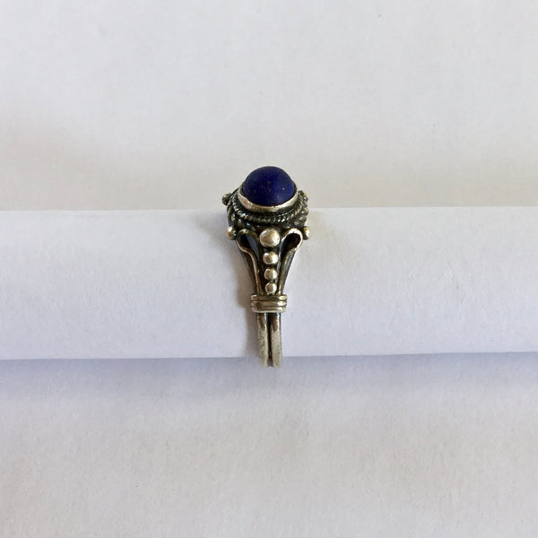 Lapis Lazuli Silver Ring