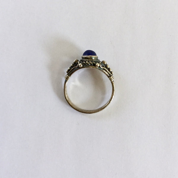 Lapis Lazuli Silver Ring