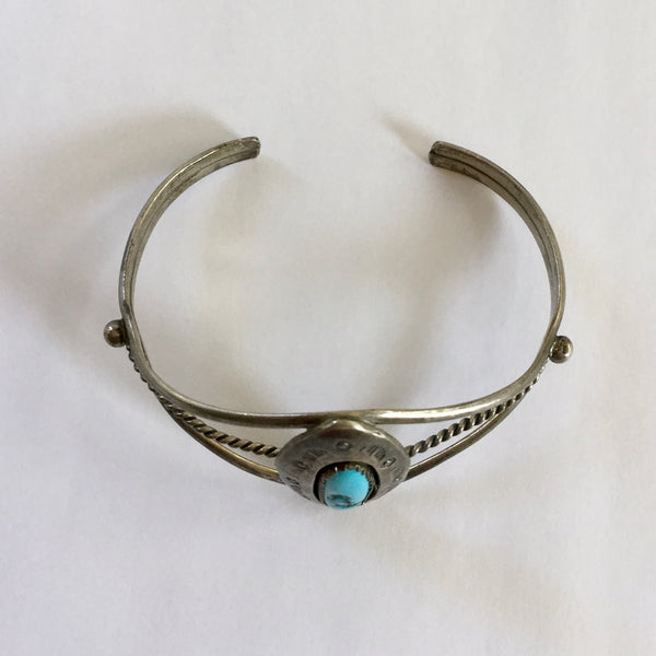 Metal Turquoise Bangle