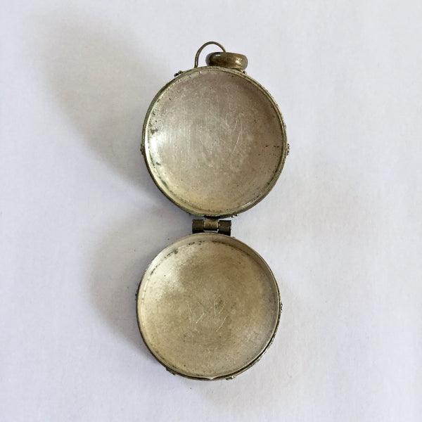 Silver and Turquoise Poison Locket