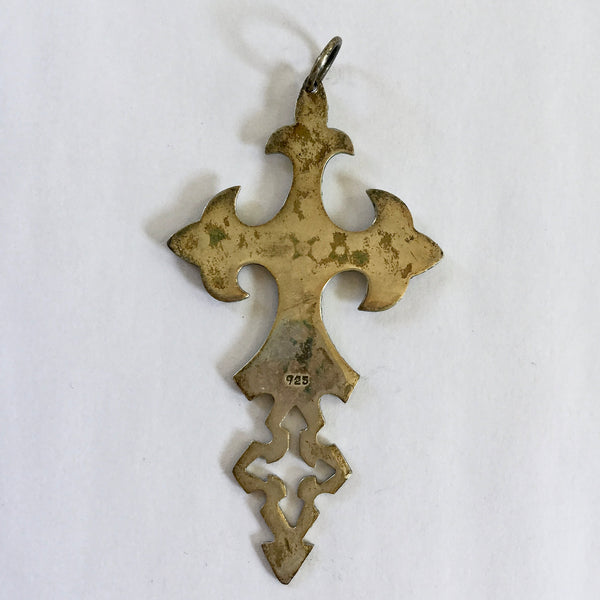 Silver Tribal Cross