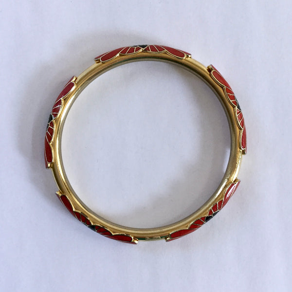 Asian Flower Bangle