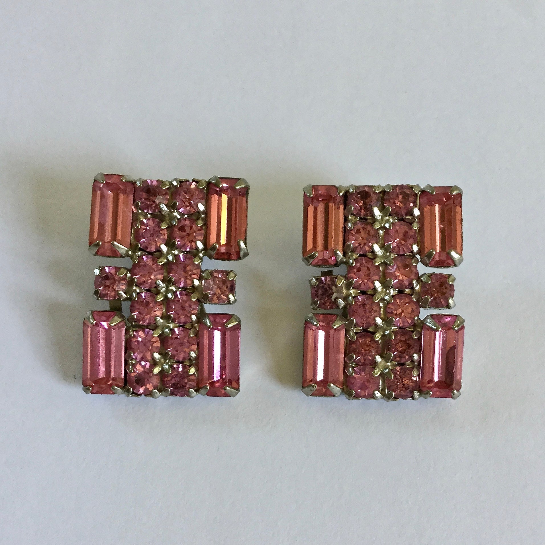 Vintage Rhinestone Earrings